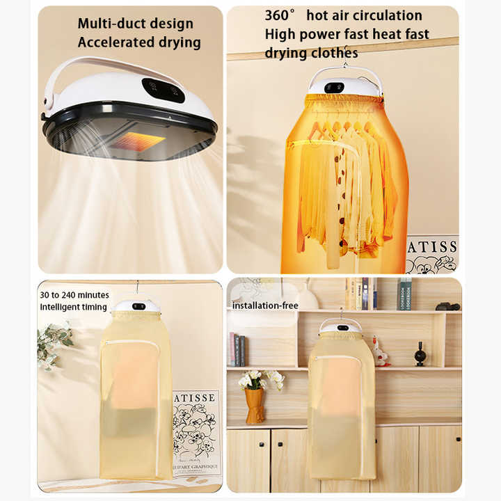 Electric Clothes Drying Machine (Assorted colour)