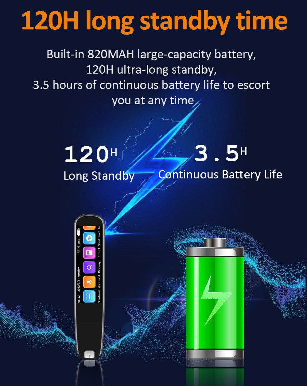 Offline Scanning Translation Dictionary Pen
