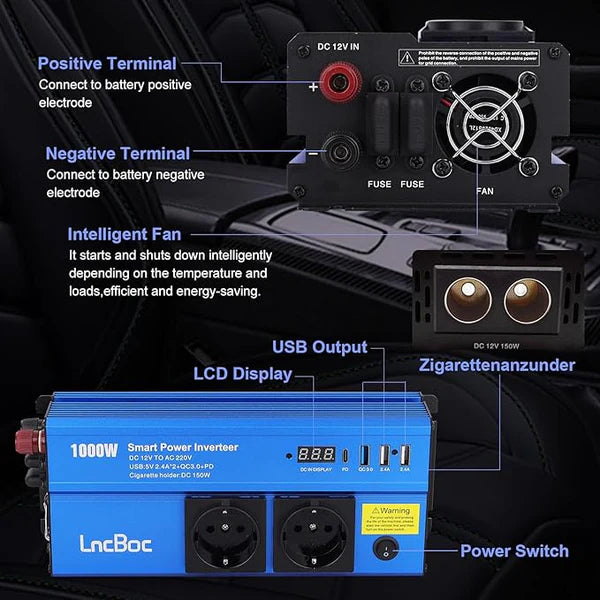 Smart Power Inverter© (Assorted Colour)