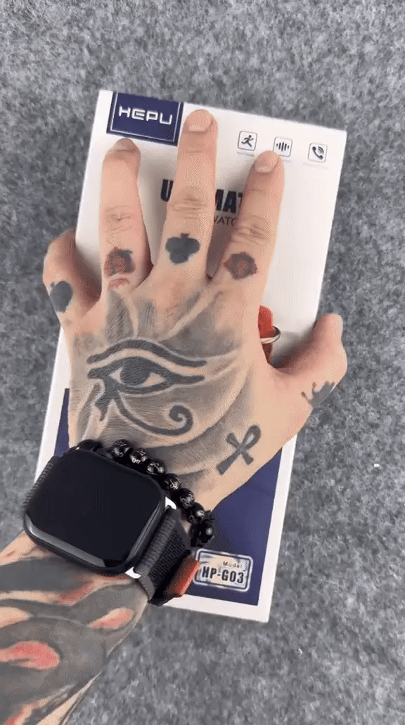 Hepu - Ultimate Smart Watch (Orange Colour)