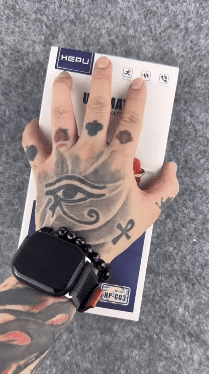 Hepu - Ultimate Smart Watch (Orange Colour)